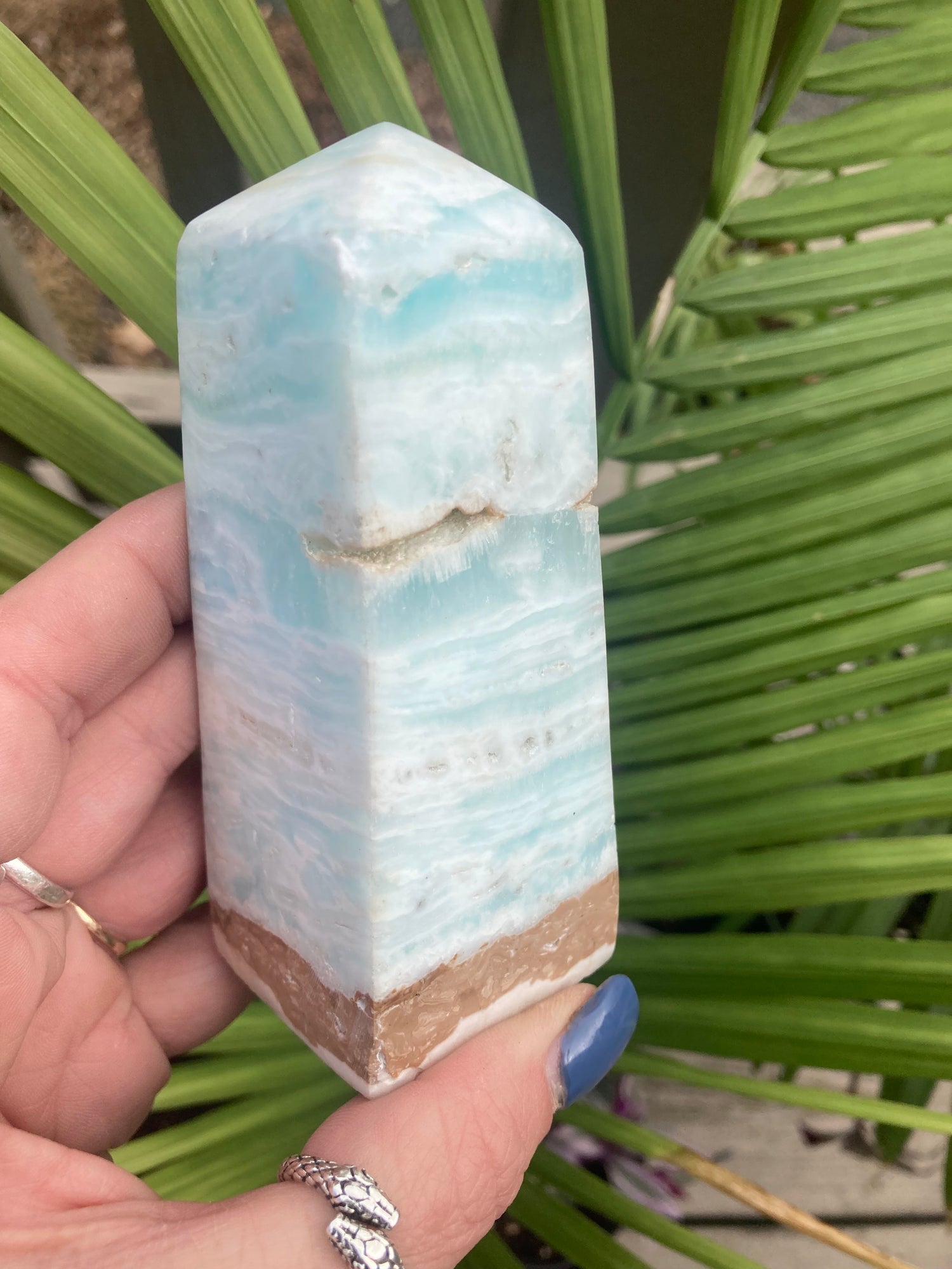 Caribbean Blue Calcite