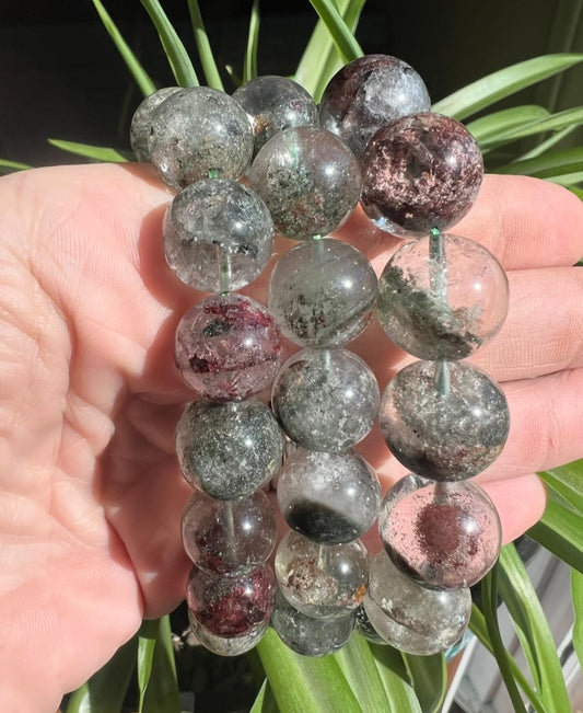 Lodolite Bracelet (Garden Quartz)