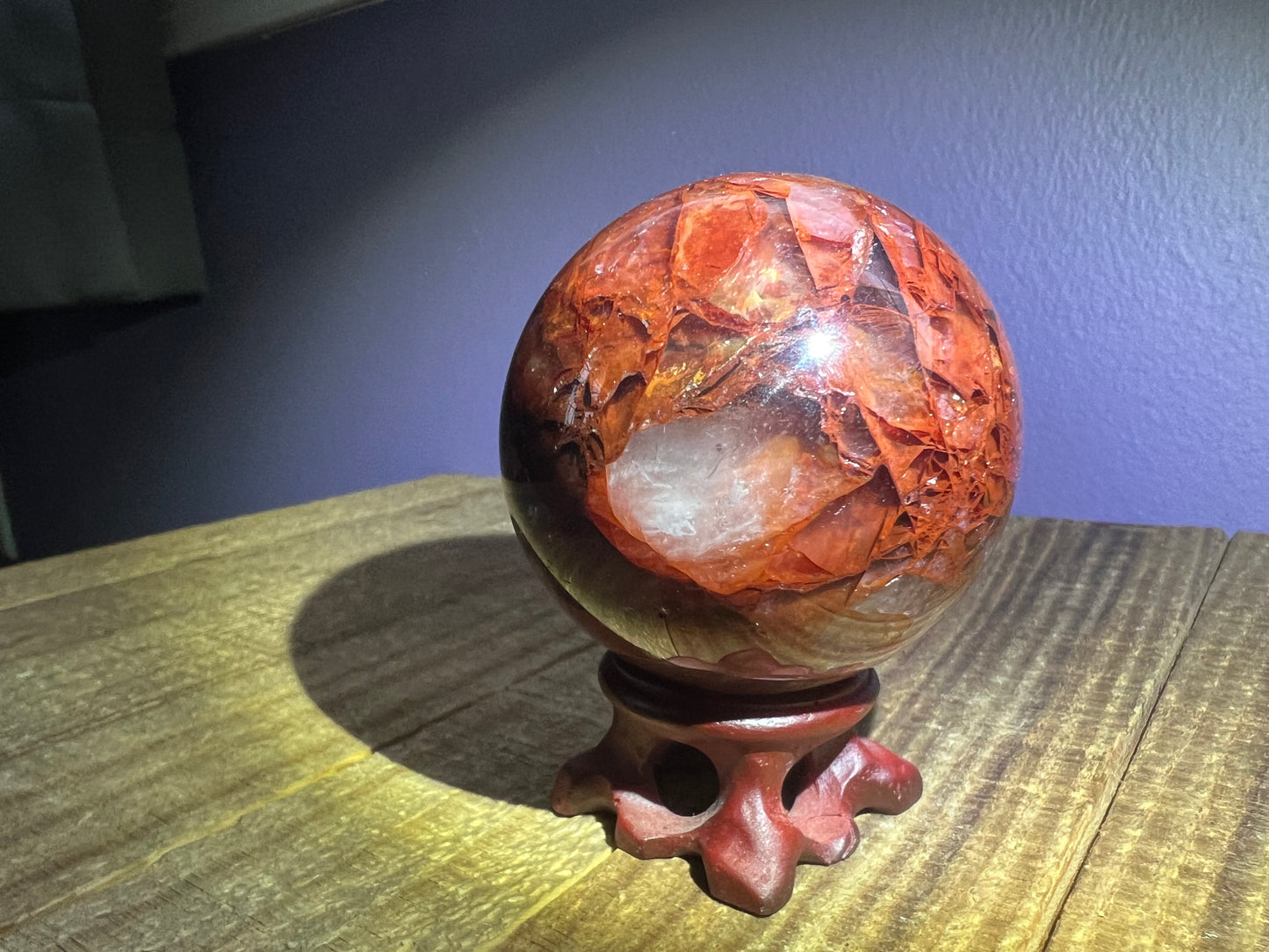 Fire Quartz Sphere 64.9mm