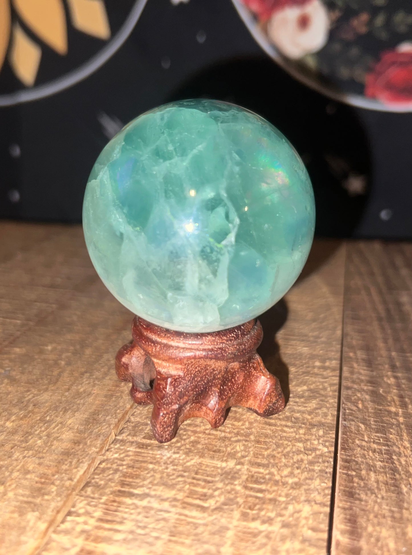 Fluorite Sphere (Green/Blue 54.4mm)