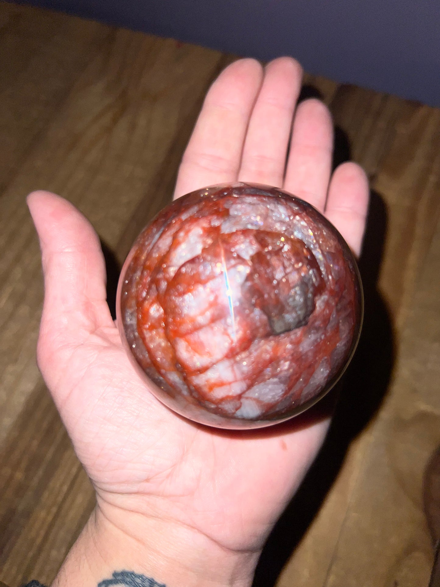 Fire Quartz Sphere 70mm