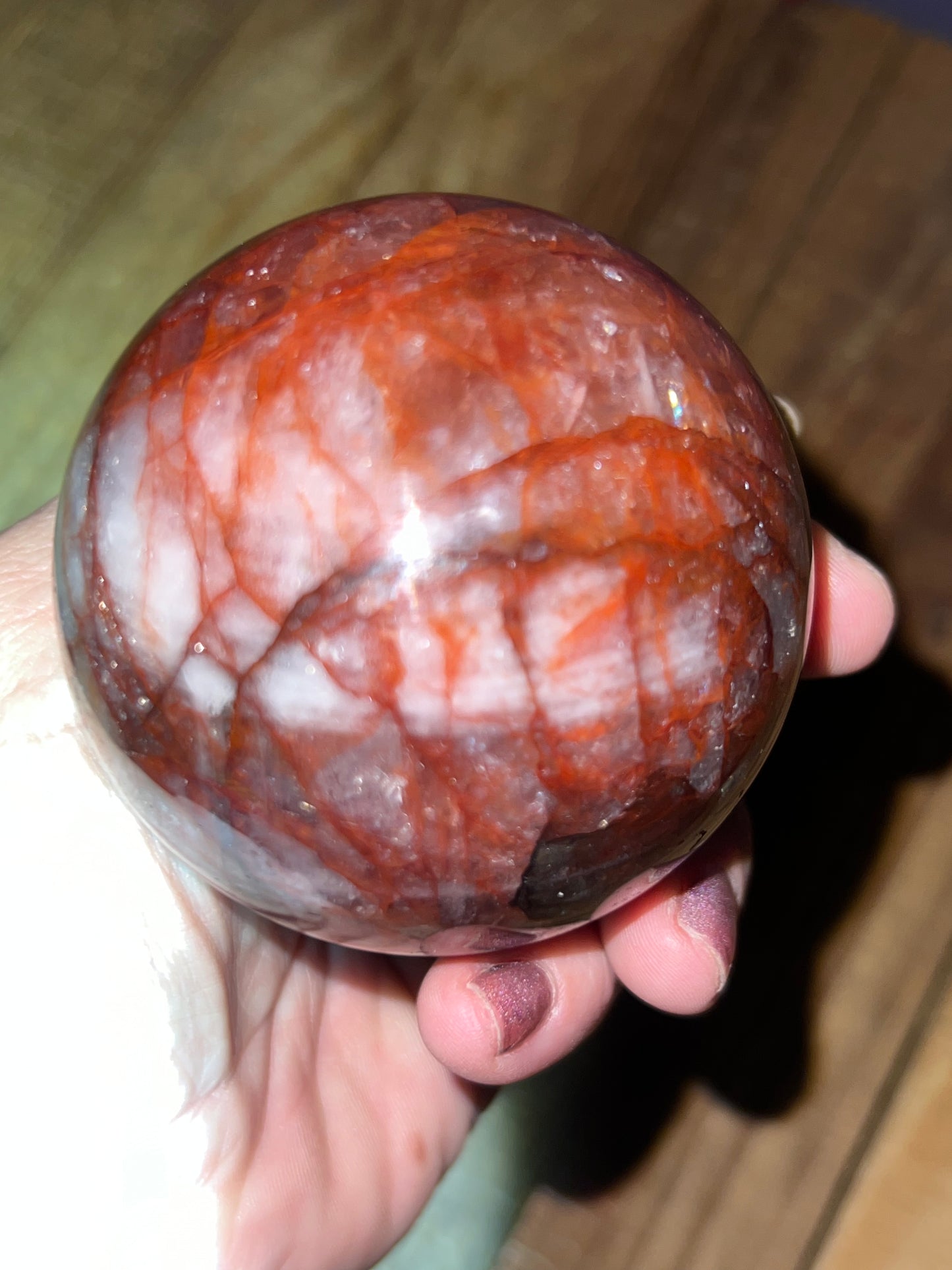 Fire Quartz Sphere 70mm