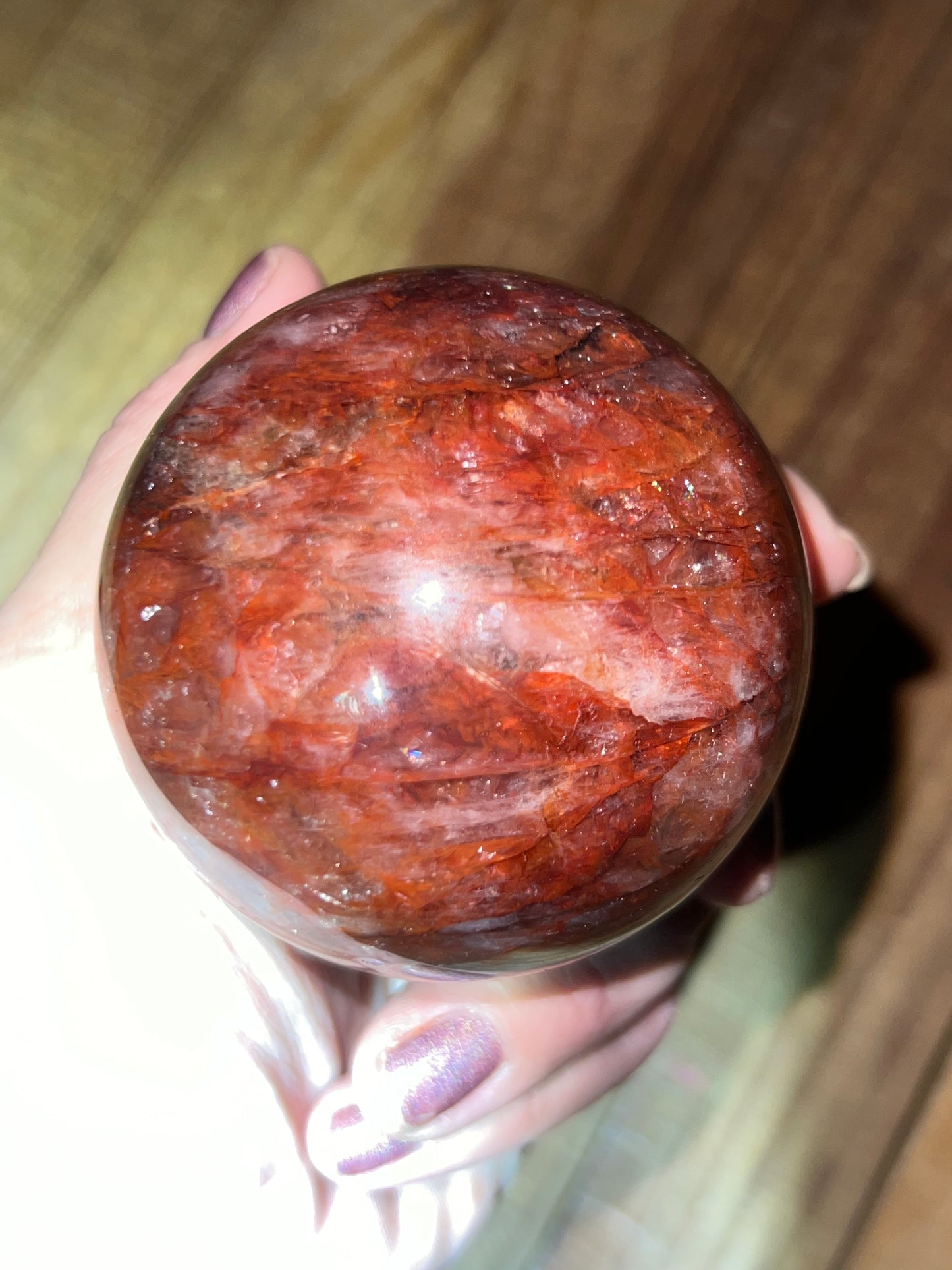 Fire Quartz Sphere 70mm