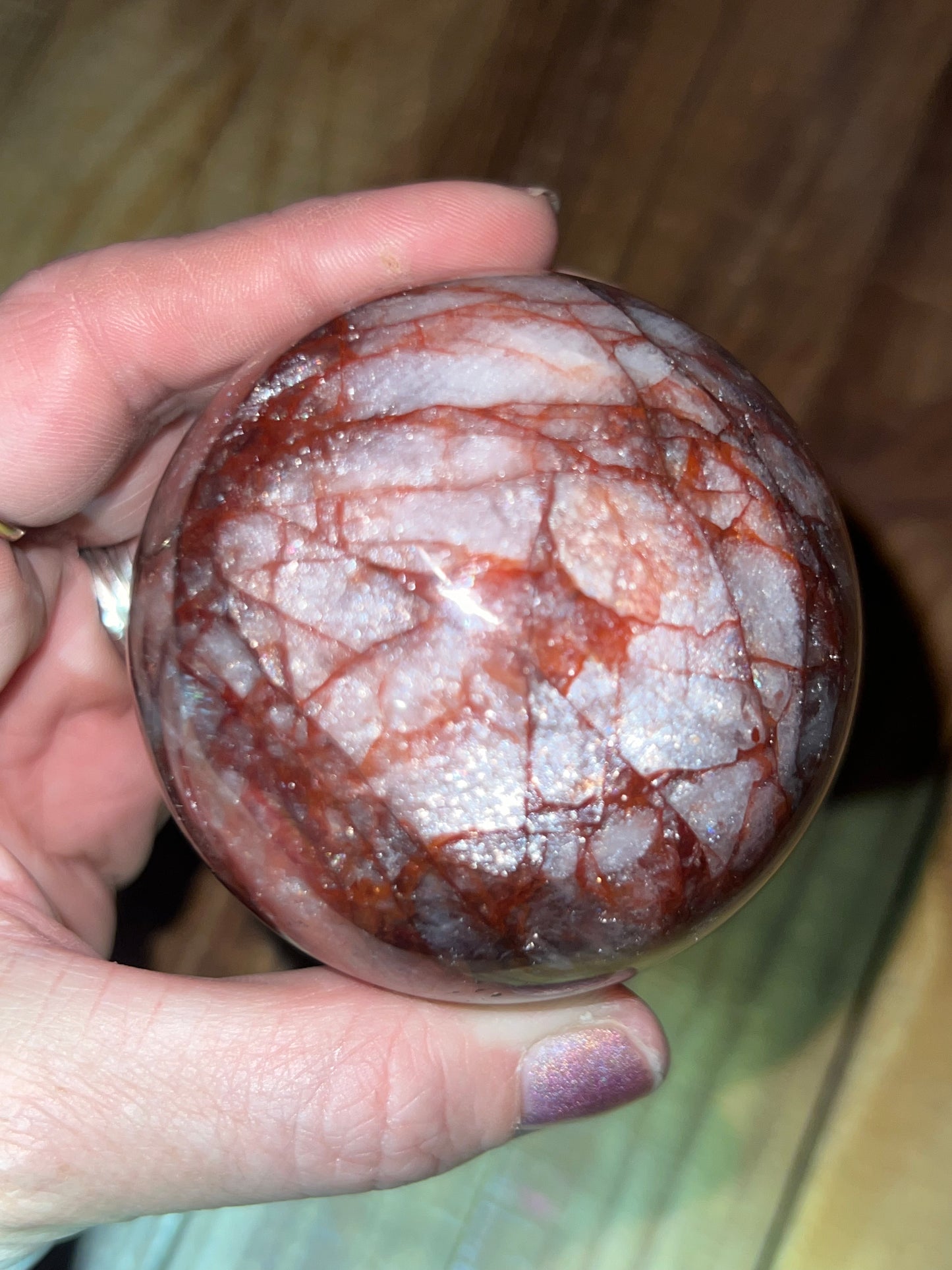 Fire Quartz Sphere 70mm