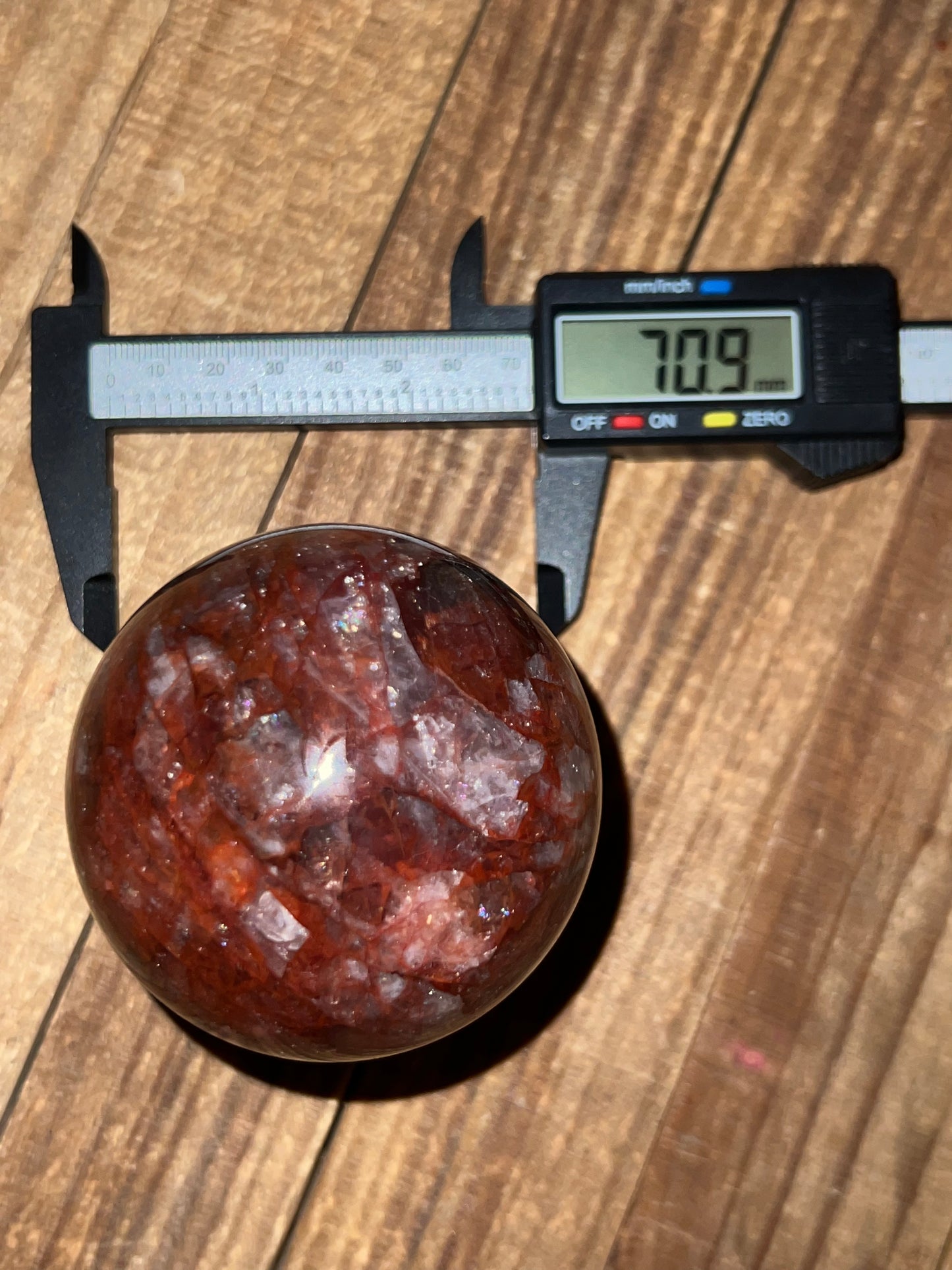 Fire Quartz Sphere 70mm