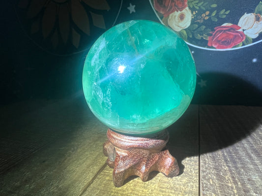 Fluorite Sphere (Green/Blue 54.4mm)