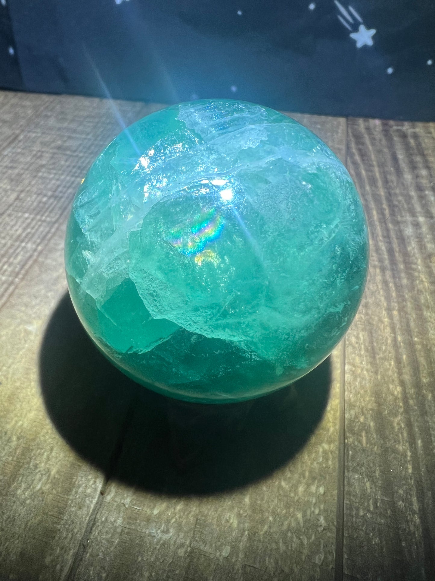 Fluorite Sphere (Green/Blue 54.4mm)