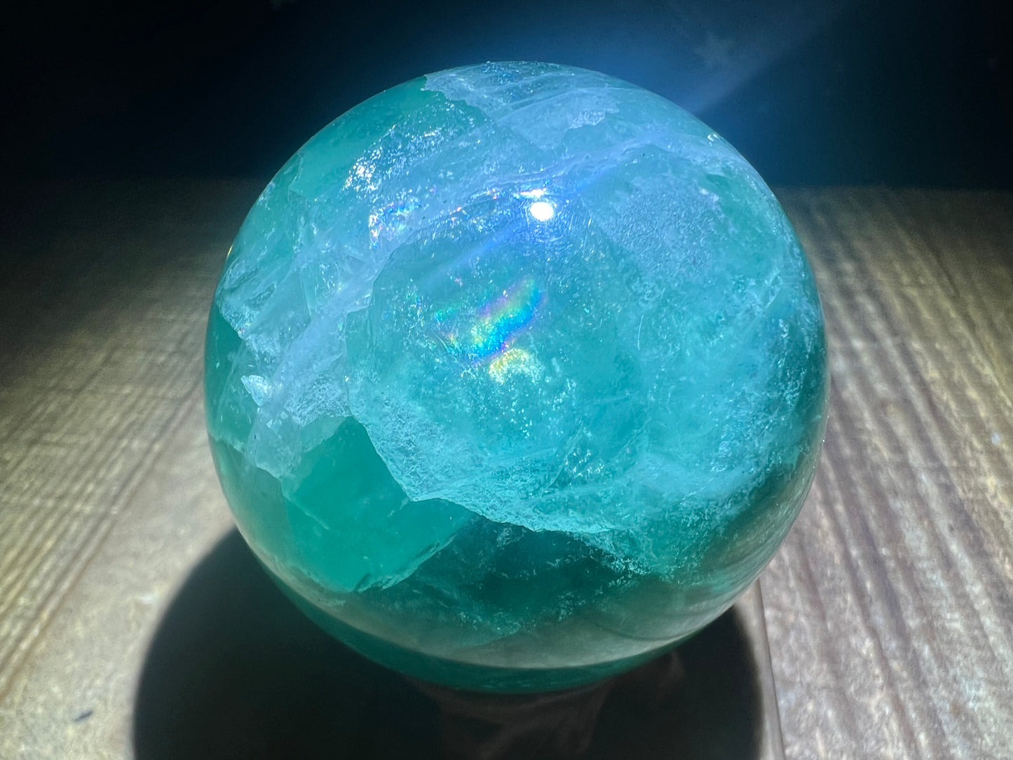 Fluorite Sphere (Green/Blue 54.4mm)