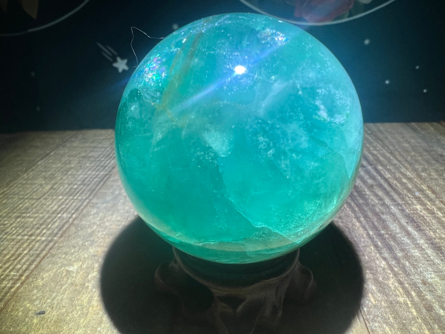 Fluorite Sphere (Green/Blue 54.4mm)