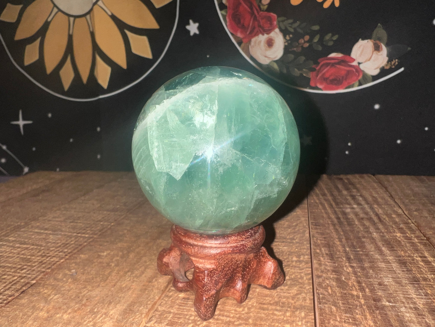 Fluorite Sphere (Green/Blue 54.4mm)