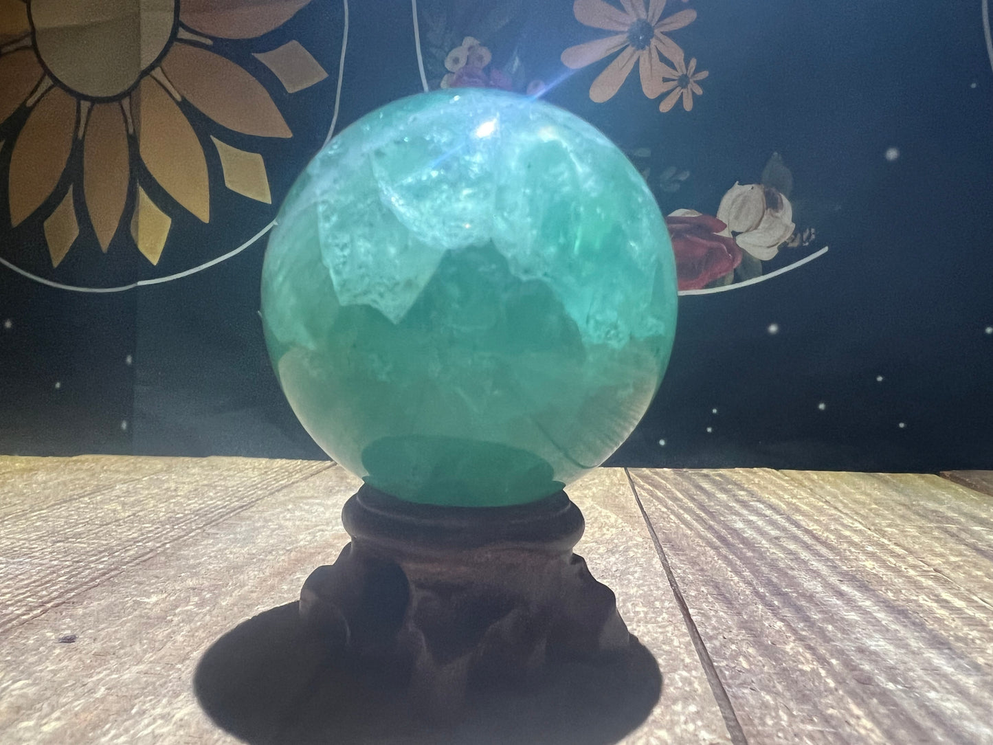 Fluorite Sphere (Green/Blue 54.4mm)