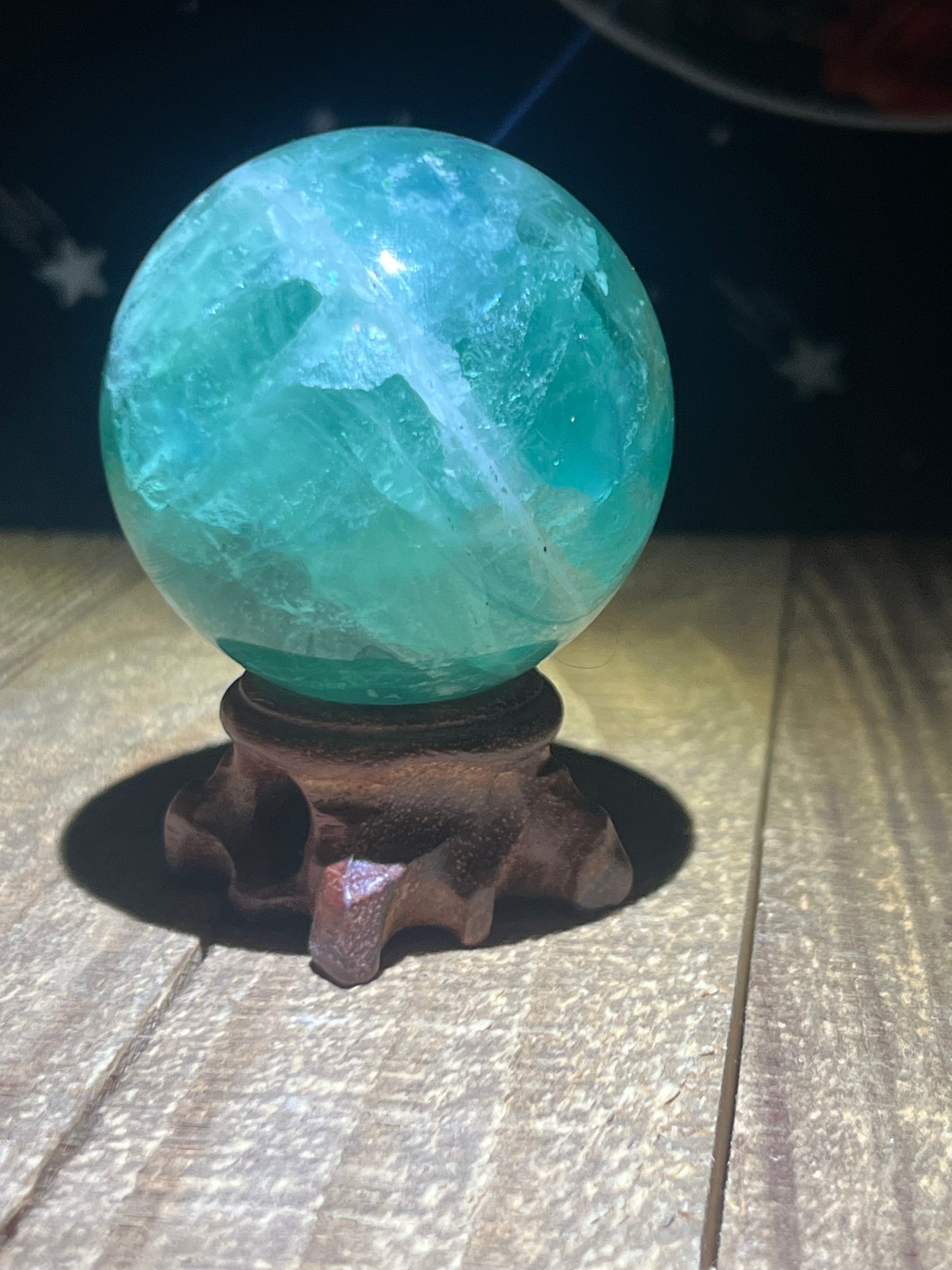 Fluorite Sphere (Green/Blue 54.4mm)