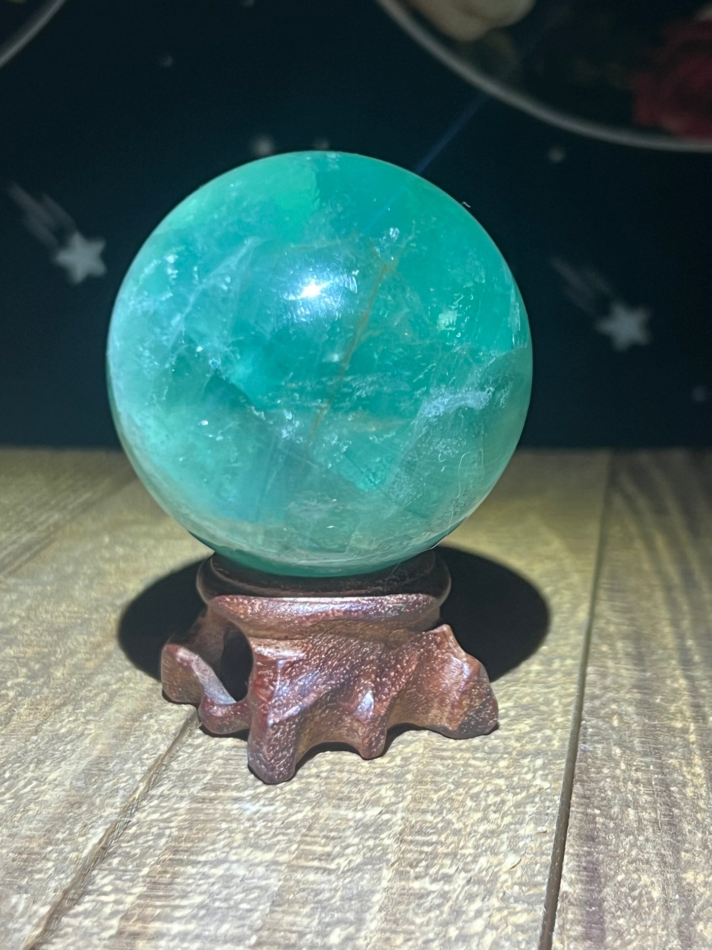 Fluorite Sphere (Green/Blue 54.4mm)