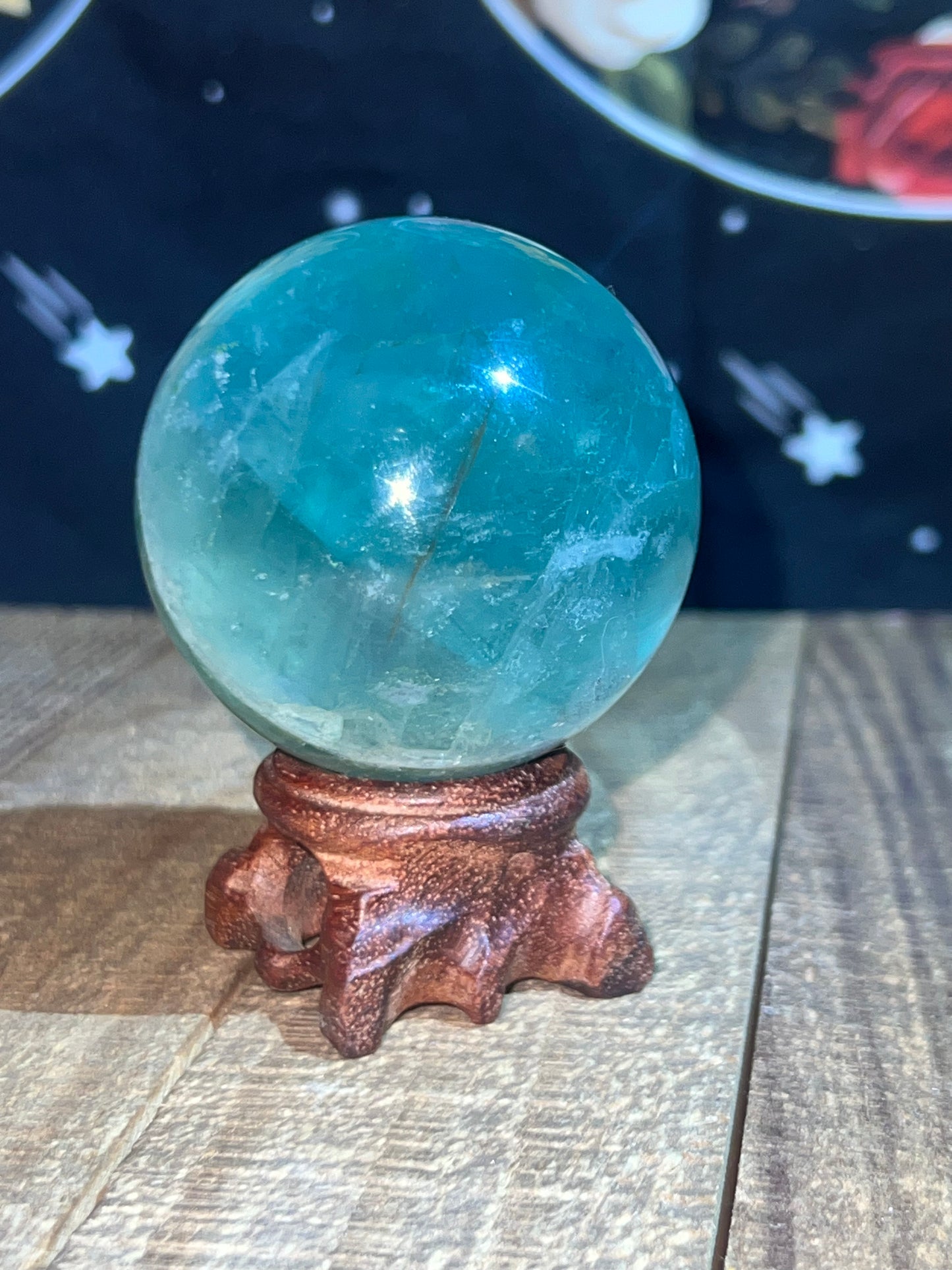 Fluorite Sphere (Green/Blue 54.4mm)