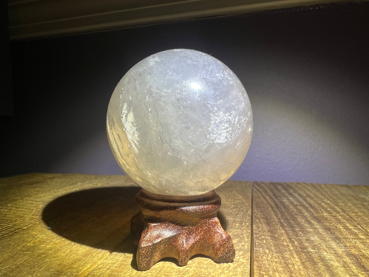 Blue Rose Quartz Sphere (53mm)