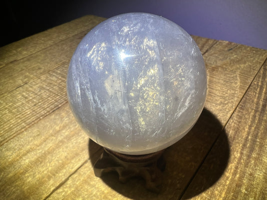 Blue Rose Quartz Sphere (53mm)