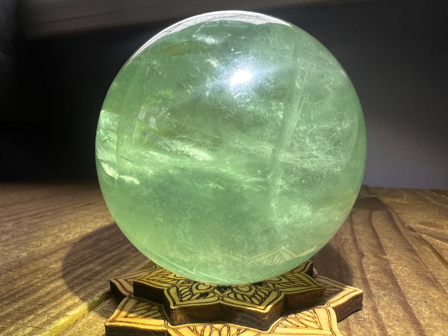 Fluorite Sphere (Green 66mm)