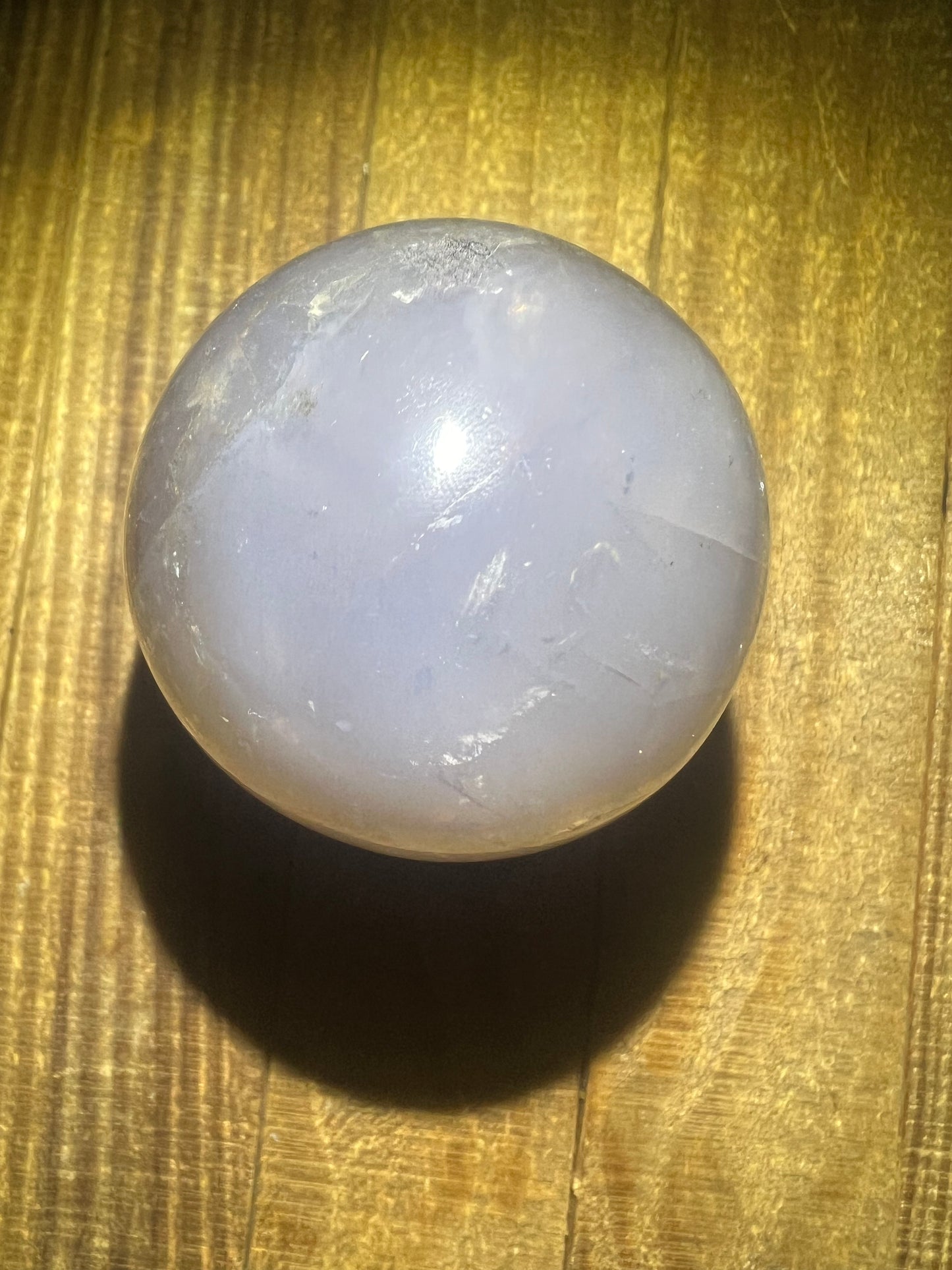 Periwinkle (Blue) Rose Quartz Sphere (59mm)