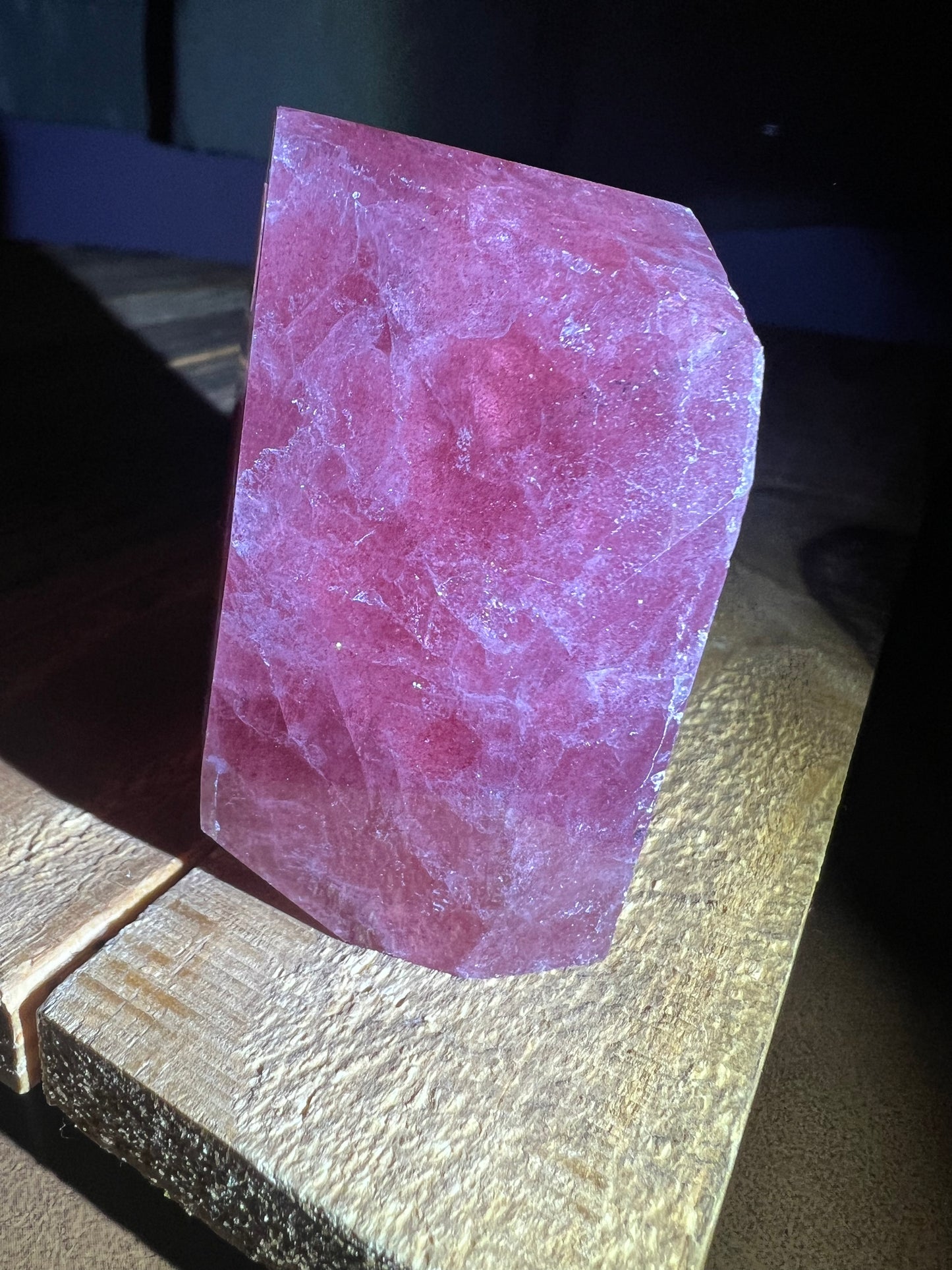 Strawberry Quartz Freeform 2.5x2x1.5in