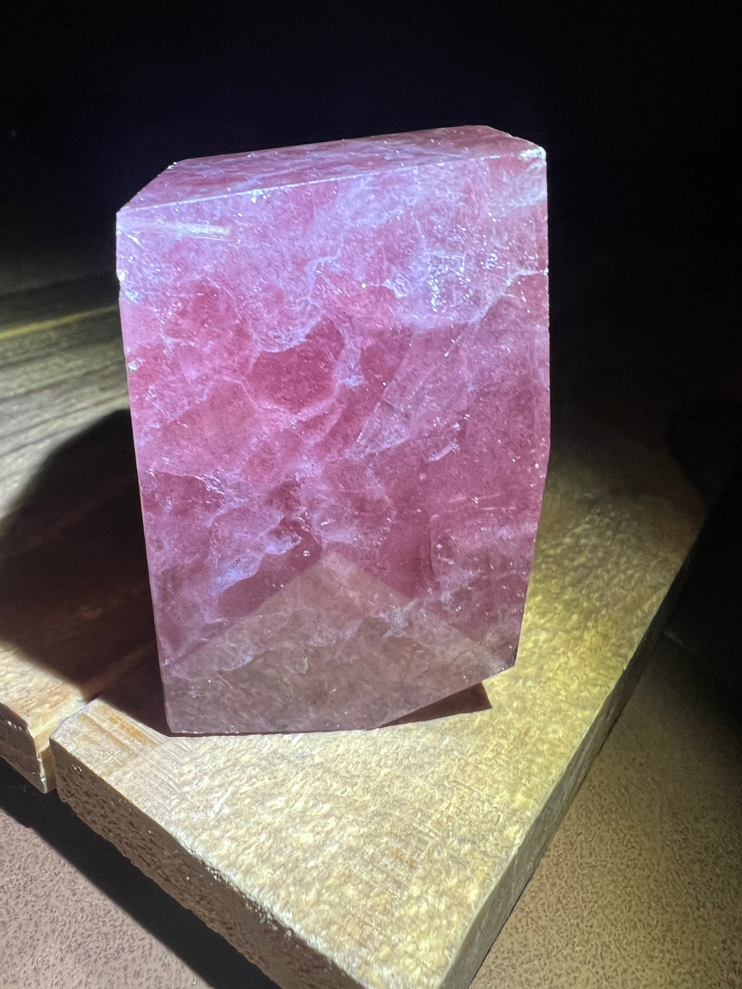 Strawberry Quartz Freeform 2.5x2x1.5in