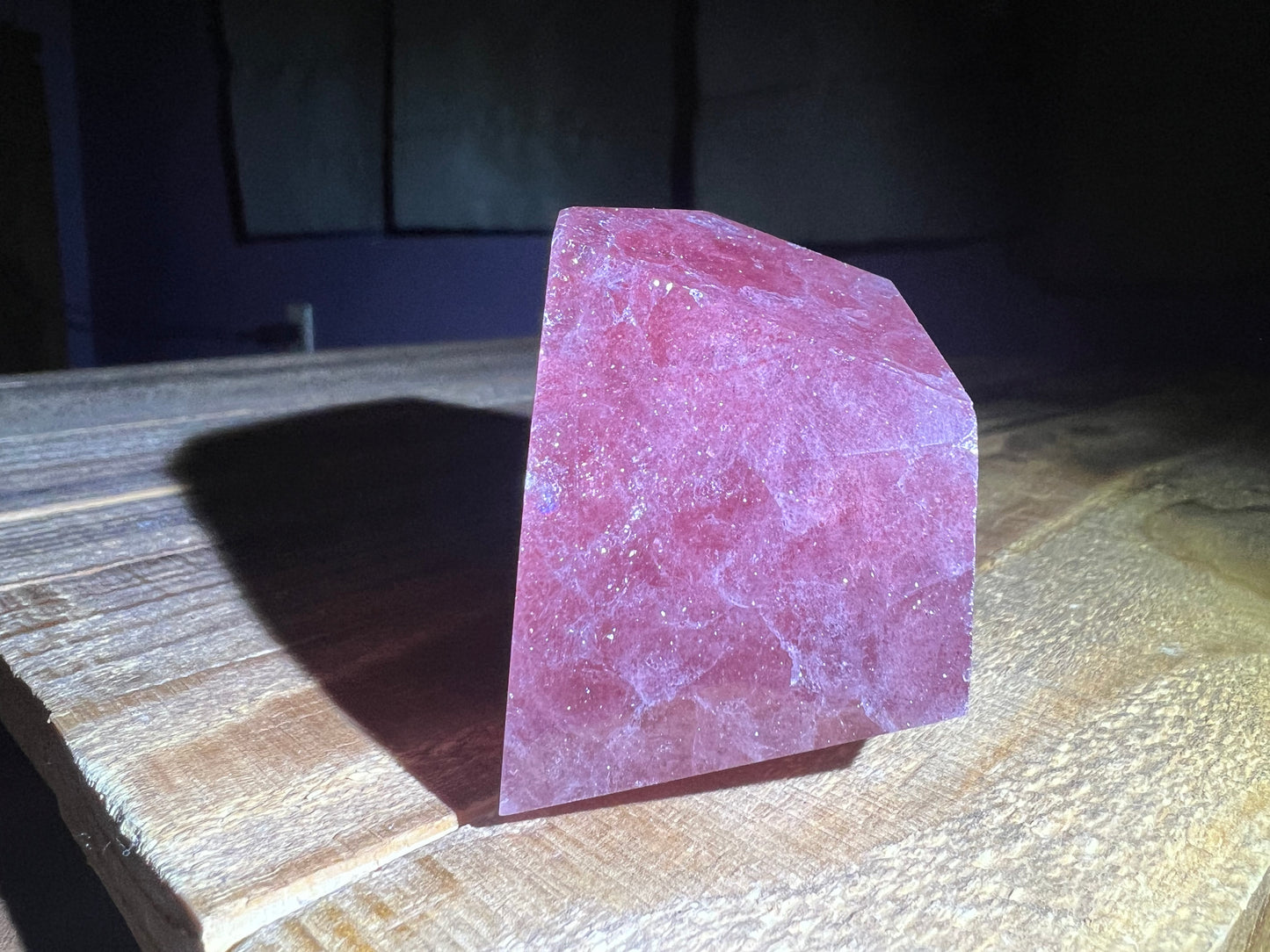 Strawberry Quartz Freeform 2.5x2x1.5in