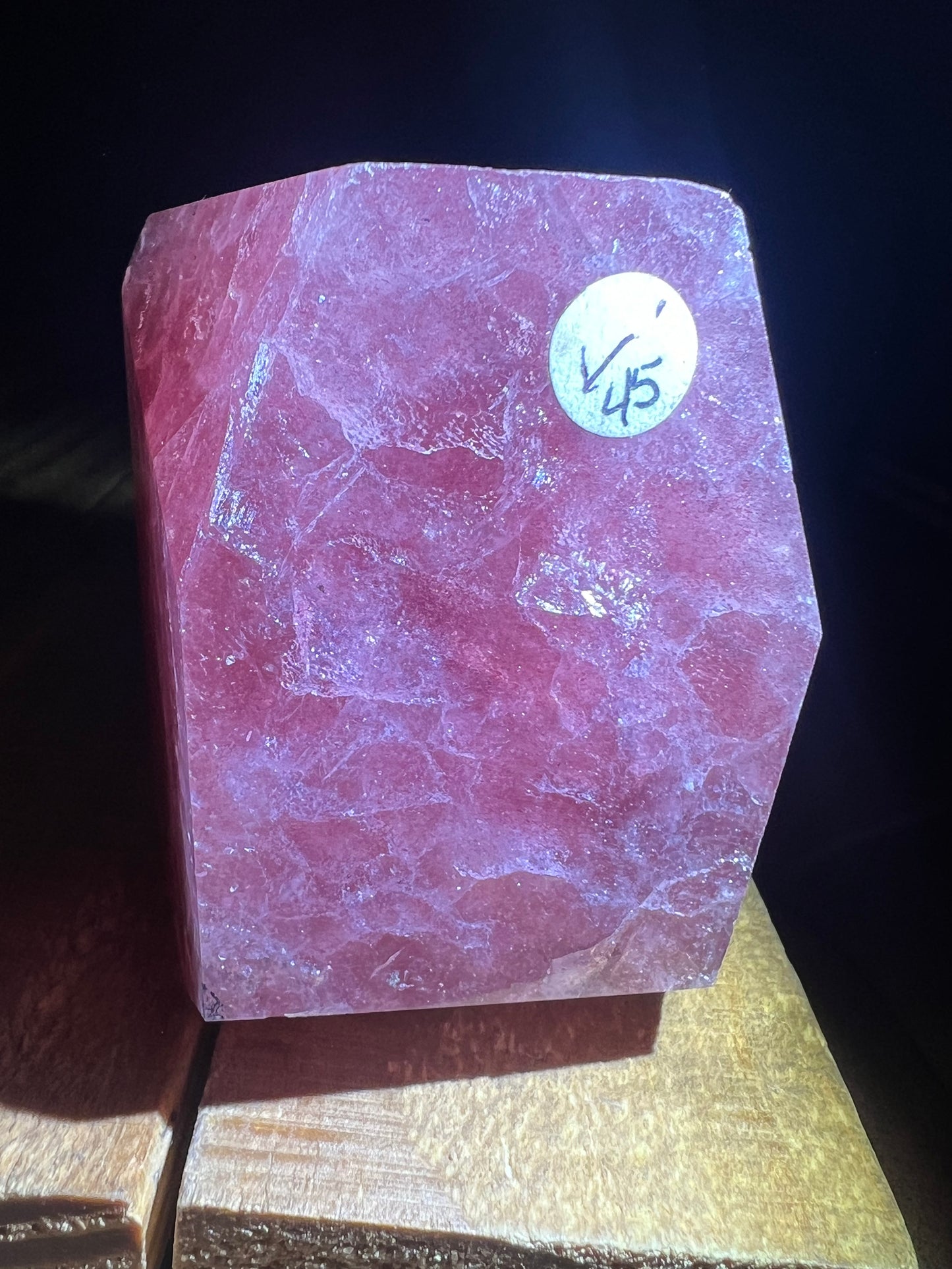 Strawberry Quartz Freeform 2.5x2x1.5in