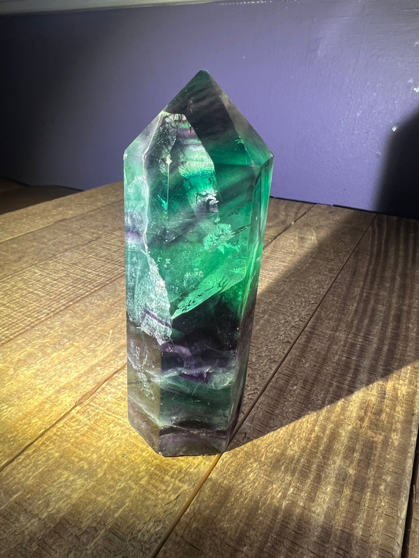 Rainbow Fluorite Tower 4.2in