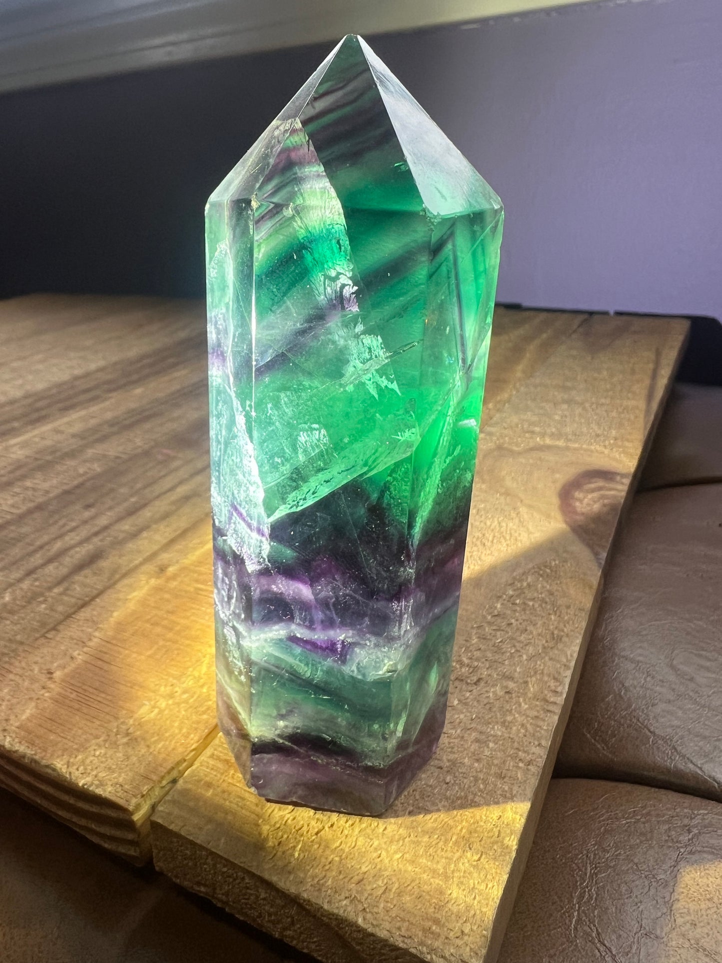 Rainbow Fluorite Tower 4.2in