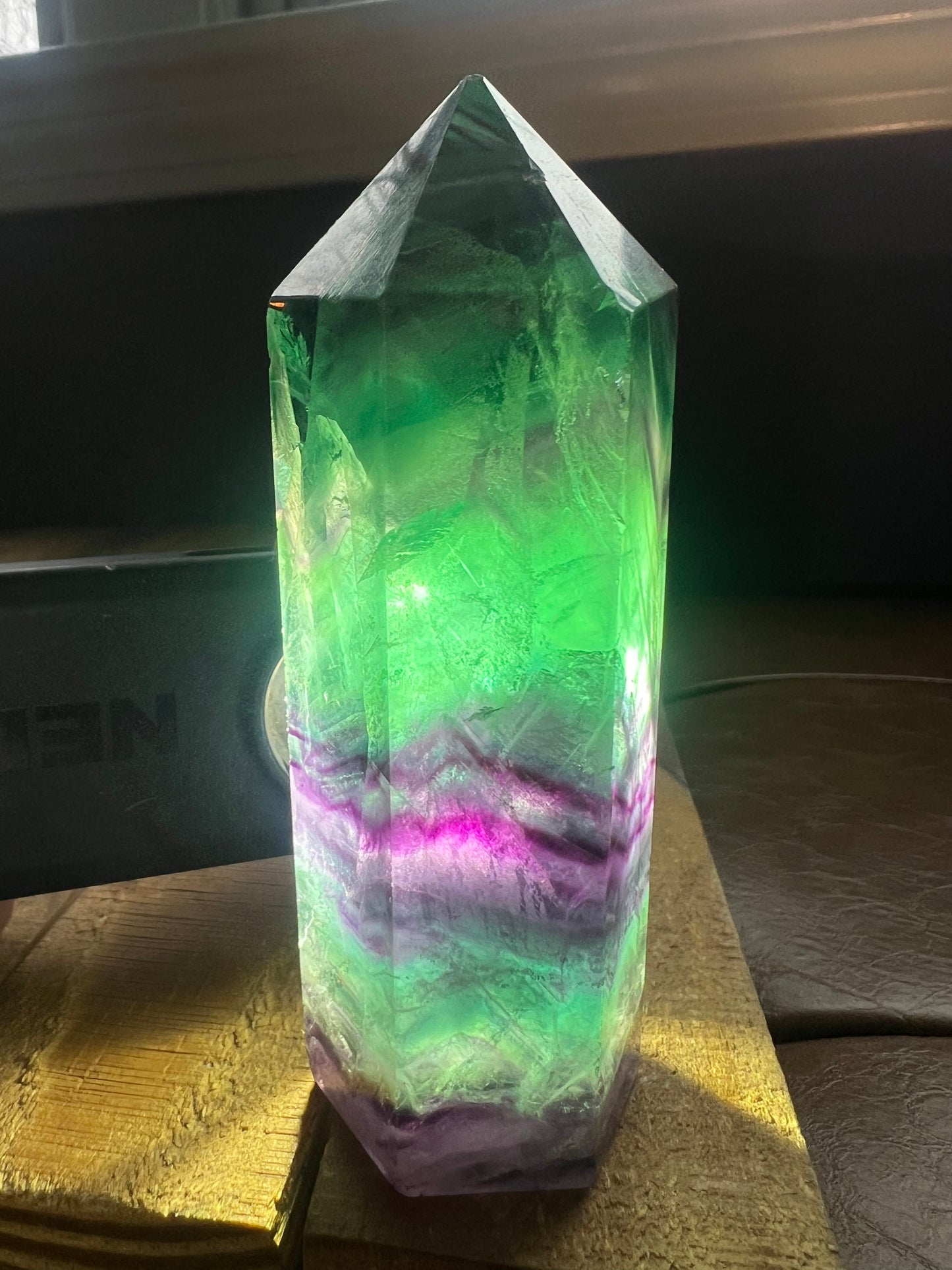 Rainbow Fluorite Tower 4.2in