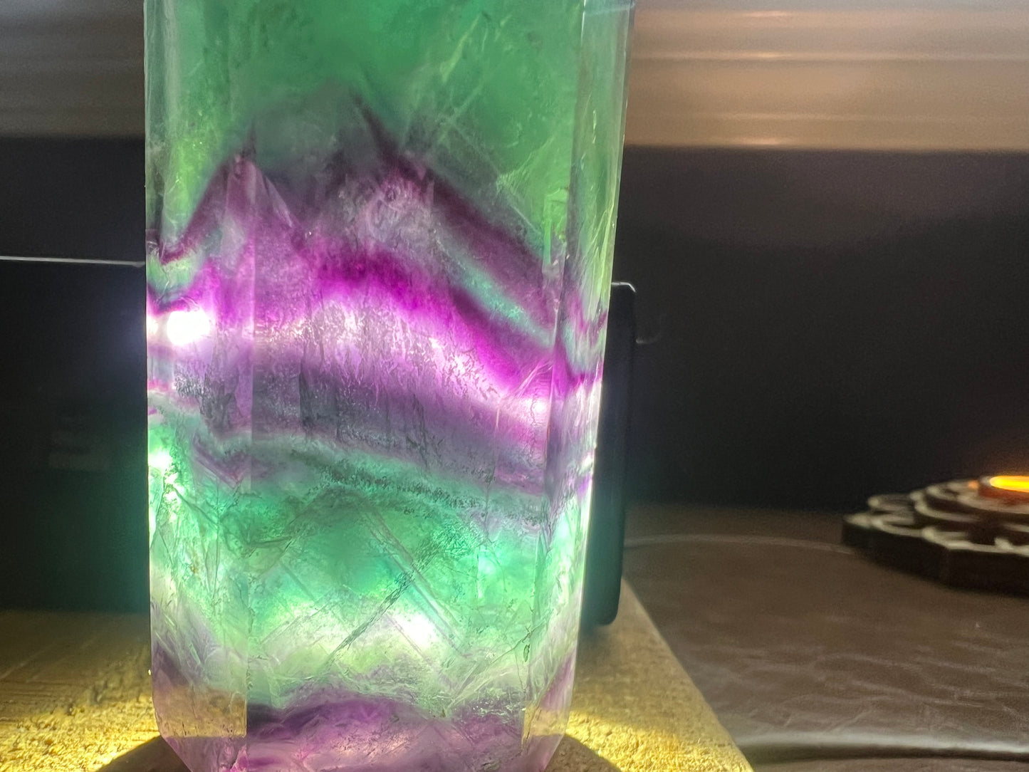 Rainbow Fluorite Tower 4.2in