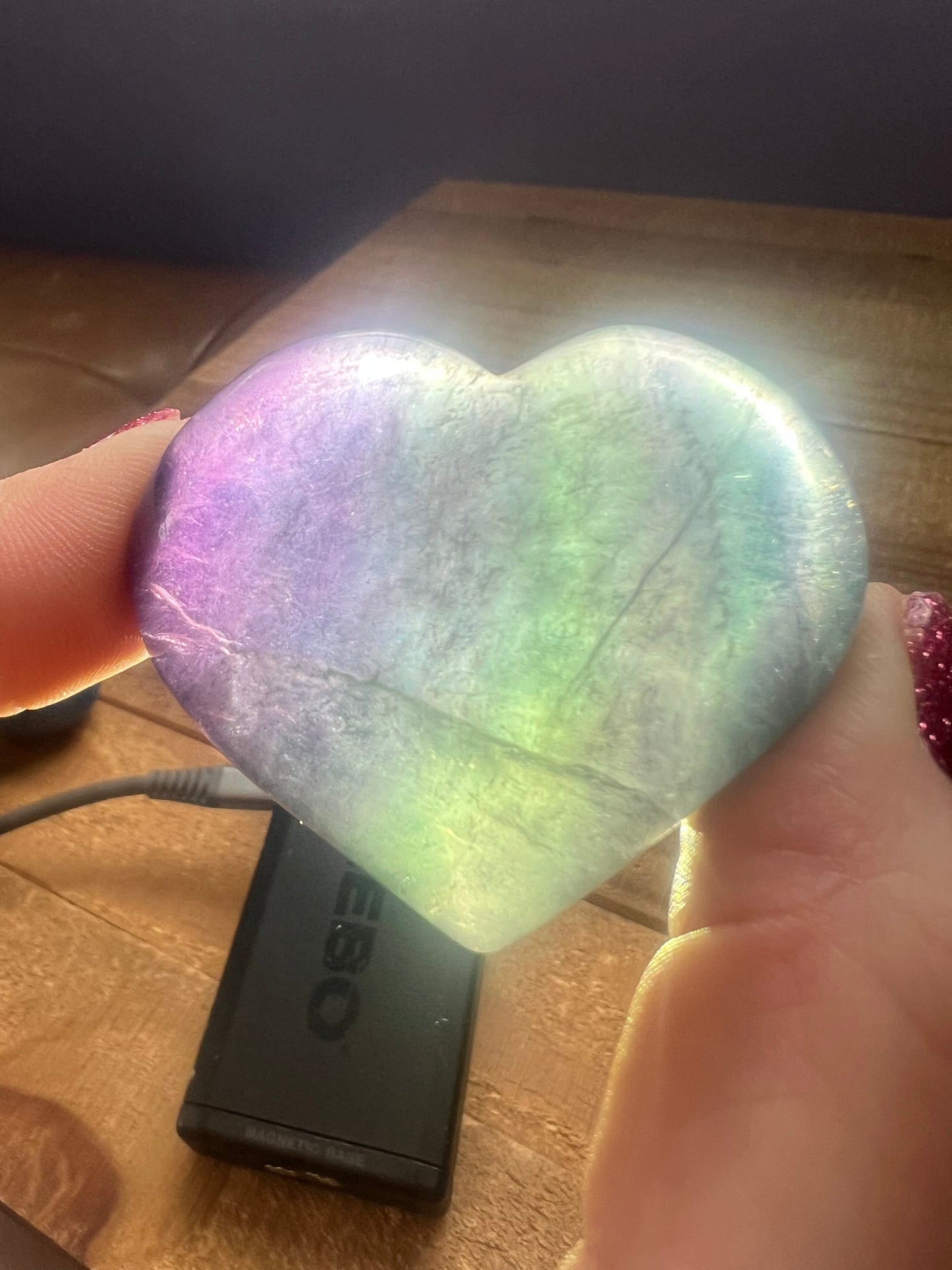 Fluorite Heart