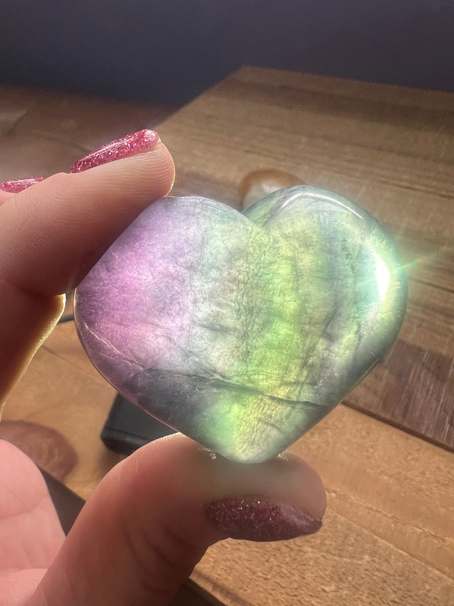 Fluorite Heart