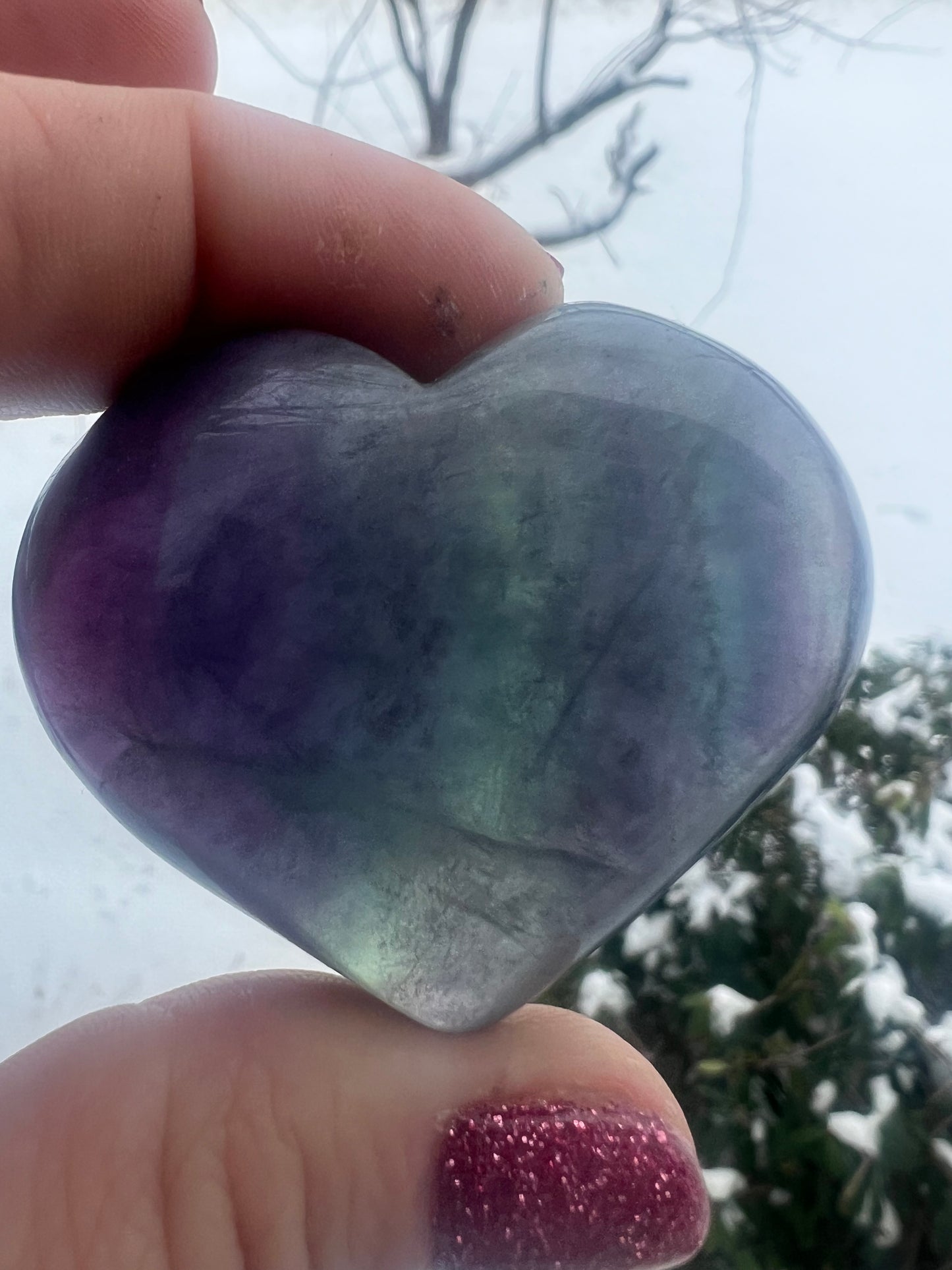 Fluorite Heart