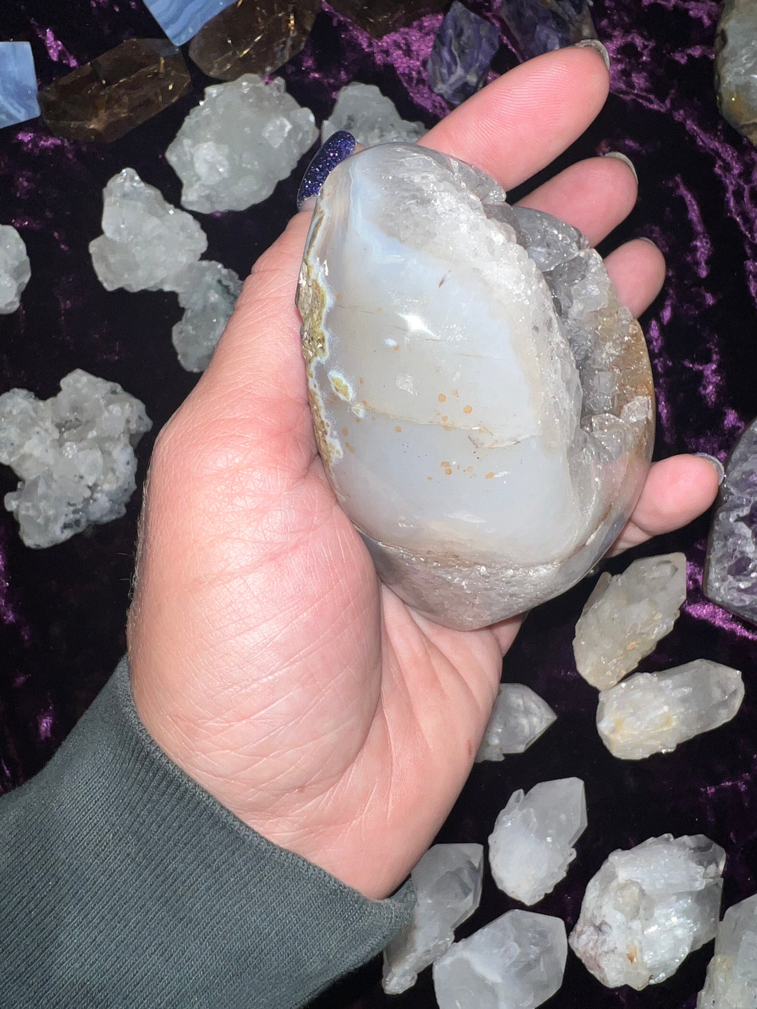 Geode Heart Amethyst Geode Heart #1 – The Crystal District