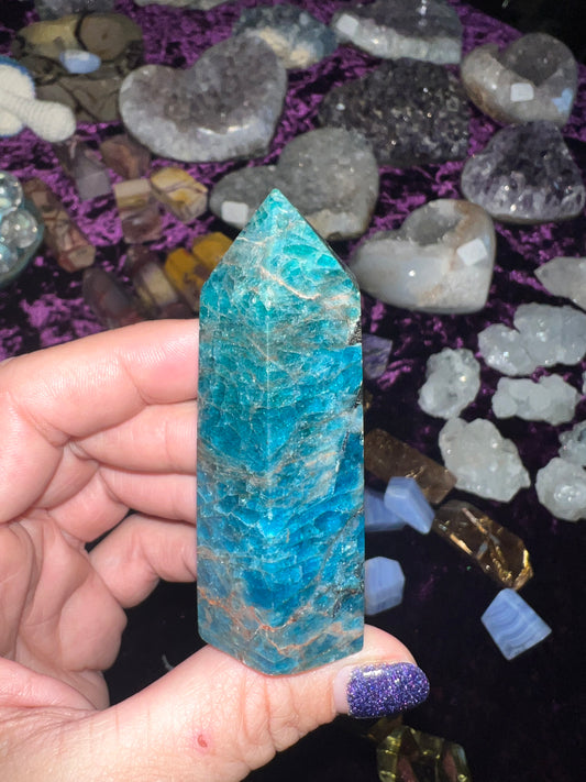 Blue Apatite Tower #1