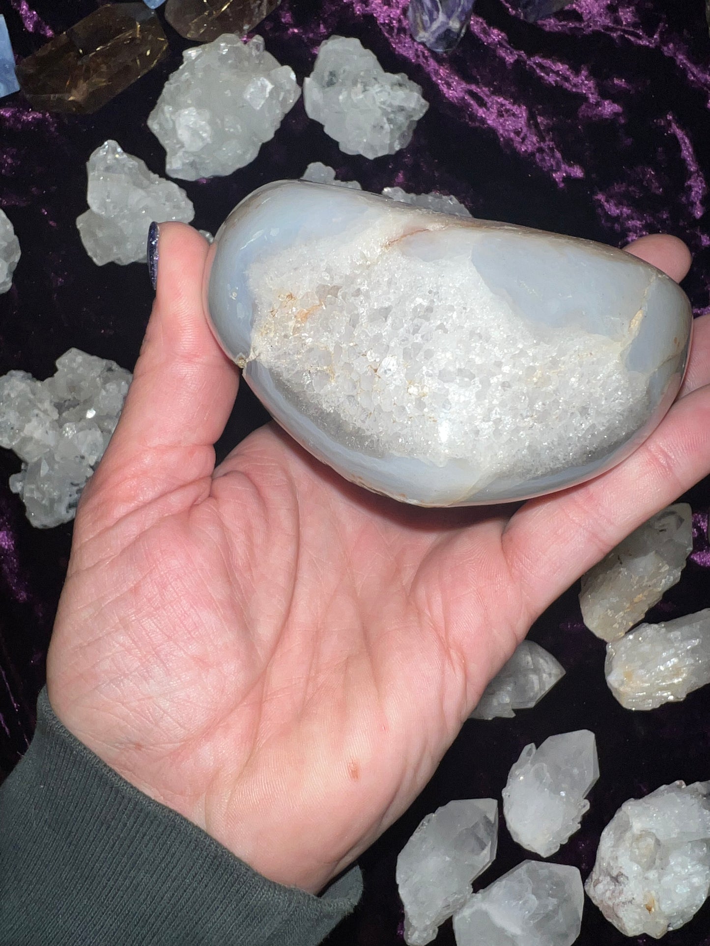 Amethyst Geode Heart #1